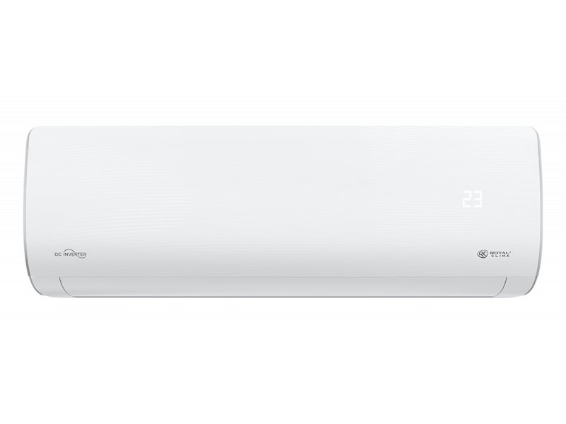 Royal Clima RCI-AR28HN внутренний блок вид спереди &mdash; LED-дисплей и логотип DC Inverter