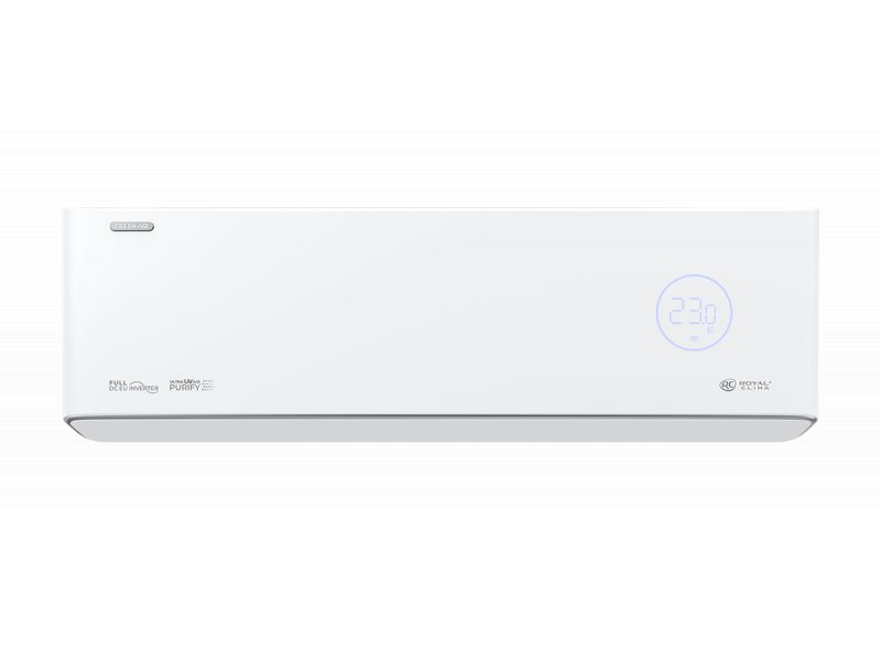 Royal Clima RCI-RF30HN фронтальный вид внутреннего блока цифровой дисплей индикация