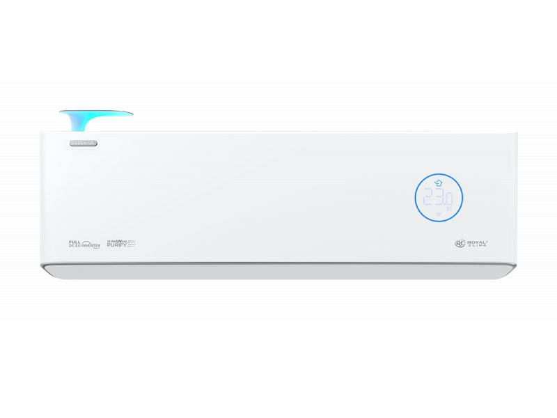 Royal Clima RCI-RF30HN горизонтальная ориентация внутреннего блока характерный дизайн корпуса