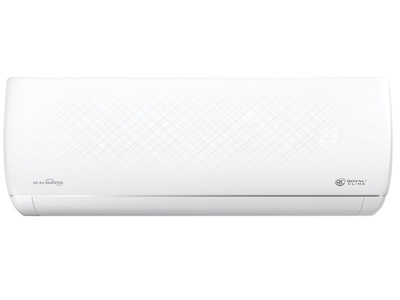 Royal Clima RCI-RND24HN внутренний блок вид спереди с логотипом DC EU Inverter