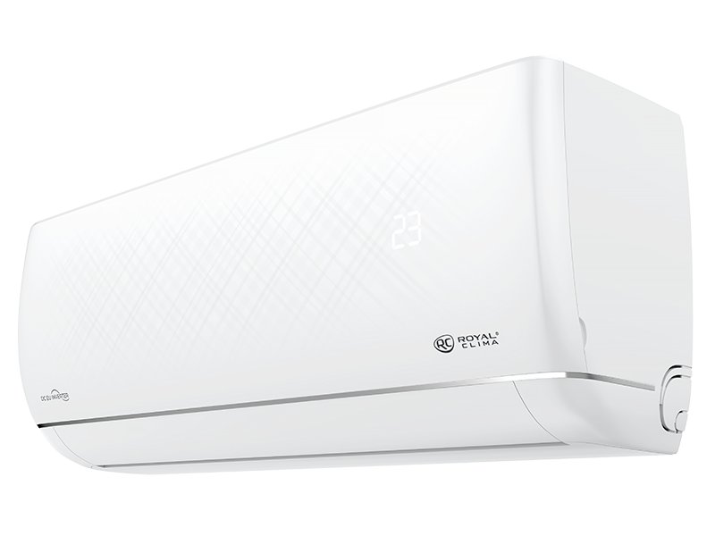 Royal Clima RCI-RND30HN вид снизу, воздухозаборные каналы, компактный дизайн