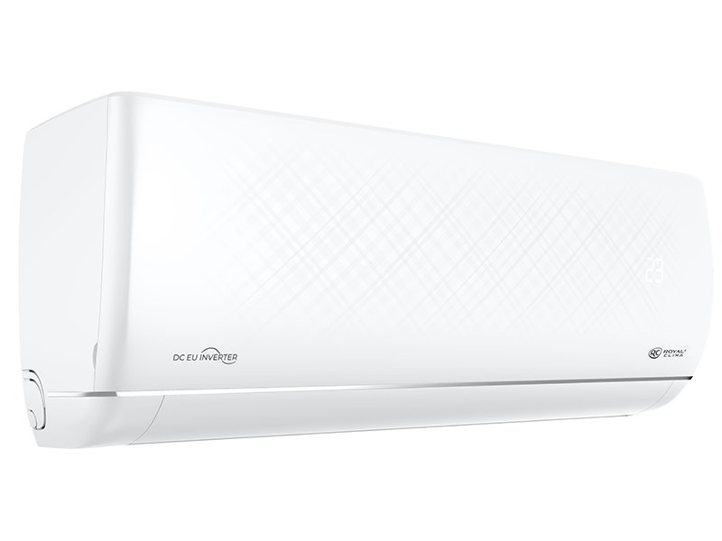 Royal Clima RCI-RNС35HN внутренний блок — вид сбоку, глубина 201 мм, компактный профиль