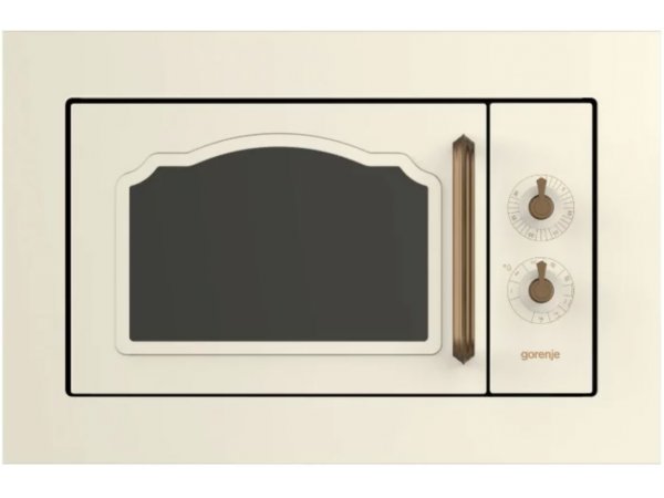 Gorenje BM235CLI встраиваемая микроволновая печь бежевый корпус кварцевый гриль механическое управление
