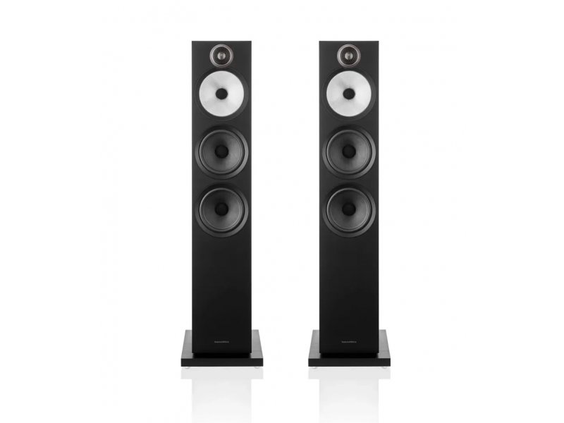 Bowers & Wilkins 603 S3 Black — фронтальный вид пары