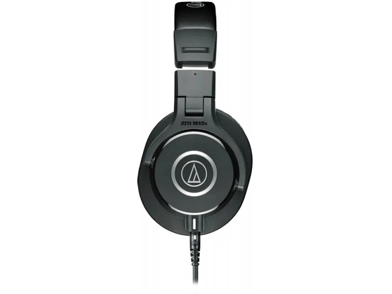 Audio-Technica ATH-M40X — вид сбоку, поворотная чашка в положении для одностороннего мониторинга