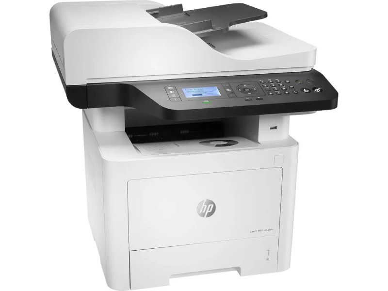 HP Laser 432FDN задняя панель разъём Ethernet USB порты подключения
