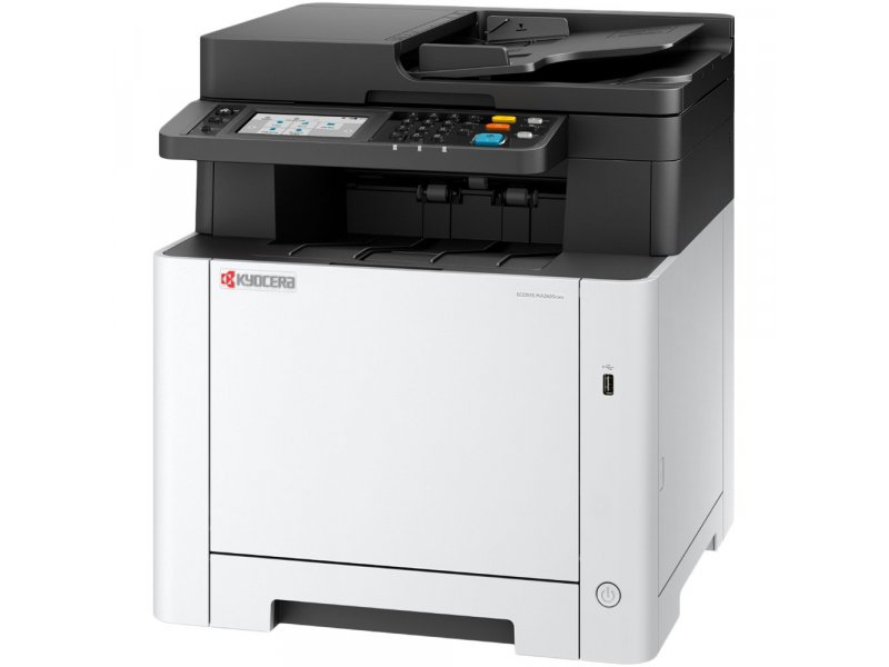 Kyocera Ecosys MA2101cfx разъёмы Ethernet USB задняя панель подключения