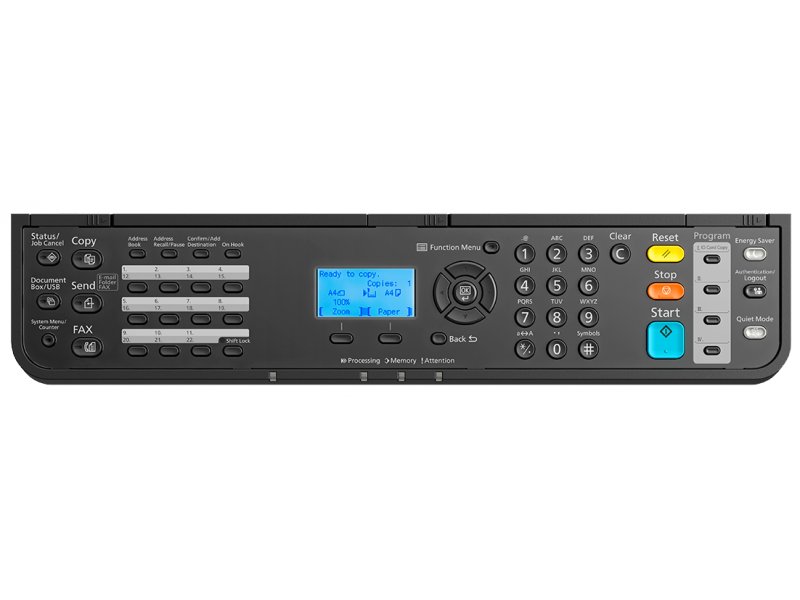 Kyocera Ecosys MA3500fx лоток подачи бумаги 250 листов вид снизу