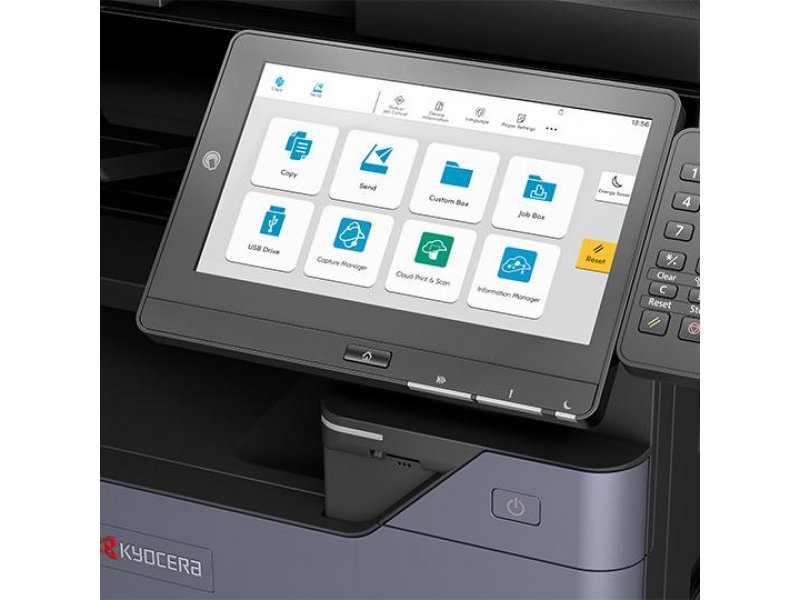 Kyocera TASKalfa MZ2501ci вид сбоку установка в офисе