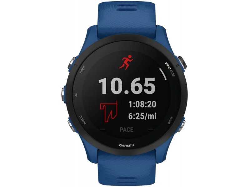 Garmin Forerunner 255 33мм — экран с показателями бега: скорость, темп, раздел PACE