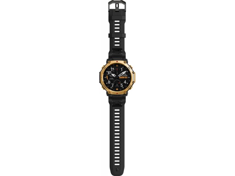 Amazfit T-Rex 3 Pro A2444 — полный вид на ремешке, циферблат с аналоговыми стрелками и цифровым экраном 480×480