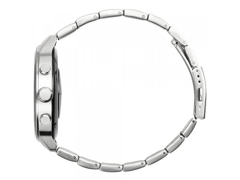 TTEC Tempus Pro 45mm — три физические кнопки управления на алюминиевом корпусе, стальной браслет