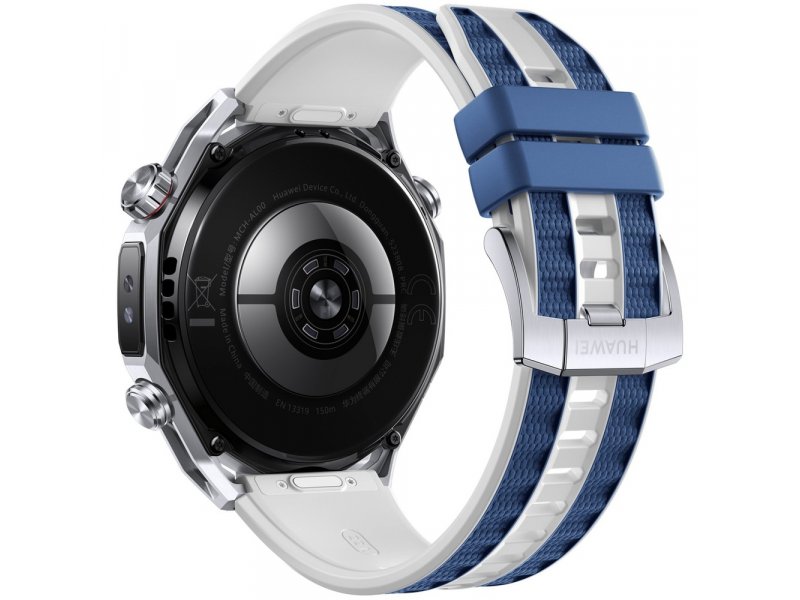 Huawei Watch Ultimate 2 — задняя панель с оптическим датчиком пульса и логотипом Huawei