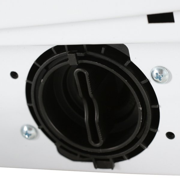 Indesit IWUB 4105 люк крупным планом — механизм запирания, резиновое уплотнение, внутренняя конструкция замка