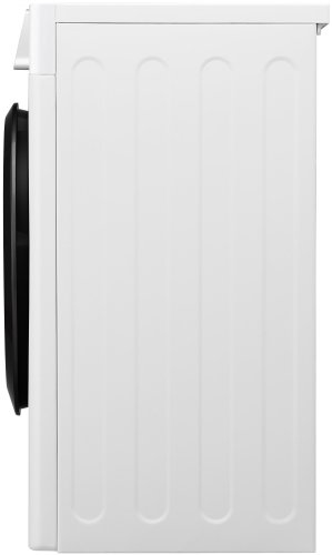 LG F2H5HS6W вид сбоку тонкий профиль белый корпус чёрная ручка