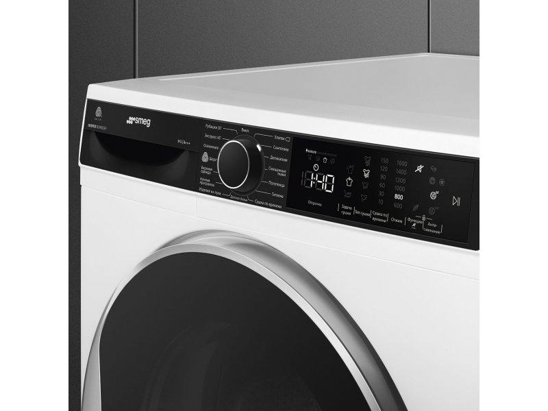Smeg DT393RU4 панель управления &mdash; поворотный регулятор, LED-дисплей, кнопки программ