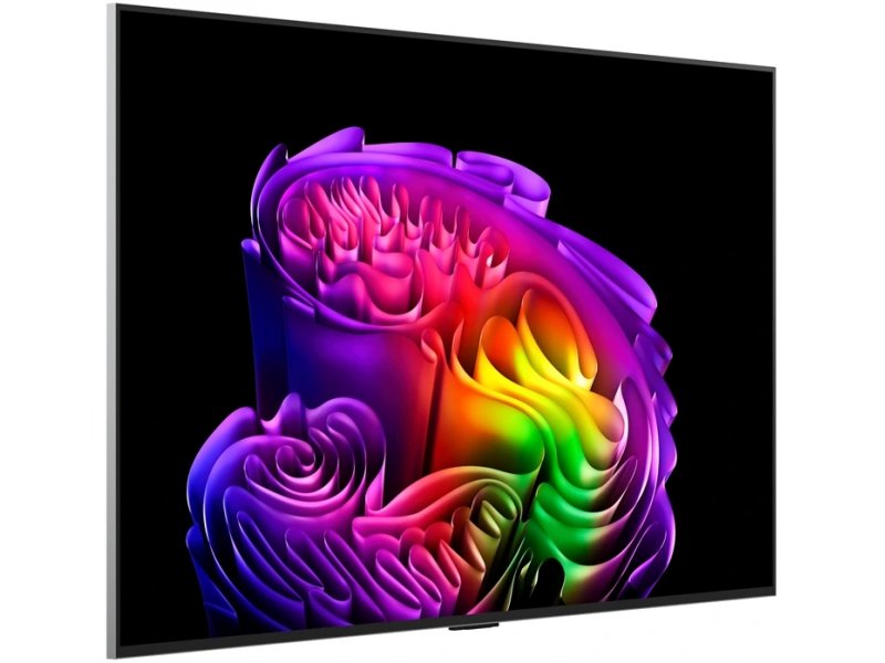 LG OLED65G6 вид спереди — глубокий чёрный и насыщенные цвета OLED evo панели