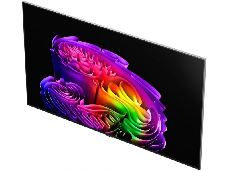 LG OLED97G6 — боковой профиль, толщина корпуса 2,8 см для настенного монтажа