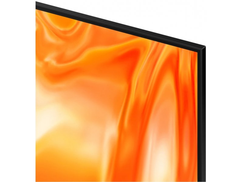 Samsung QE43QN70HAUXPY тонкий корпус &mdash; крупный план рамки и бокового профиля 2,57 см
