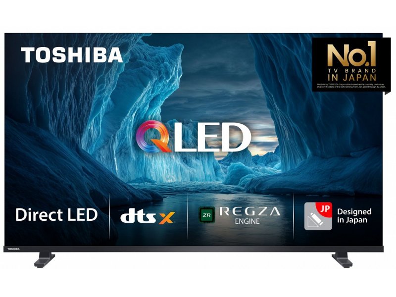Toshiba 32V37SE QLED телевизор Full HD на подставке, процессор REGZA Engine, Direct LED подсветка