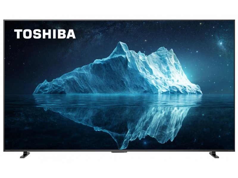 Toshiba 75Z670RE — экран 75 дюймов с контентом UHD, телевизор на подставке