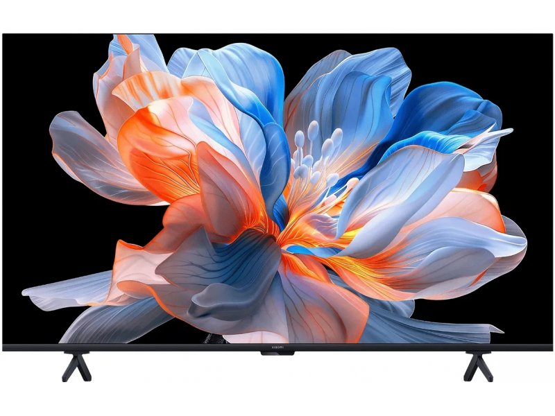 Xiaomi TV X Mini LED 43 2026 &mdash; общий вид спереди на подставке, цветовой охват QD-панели