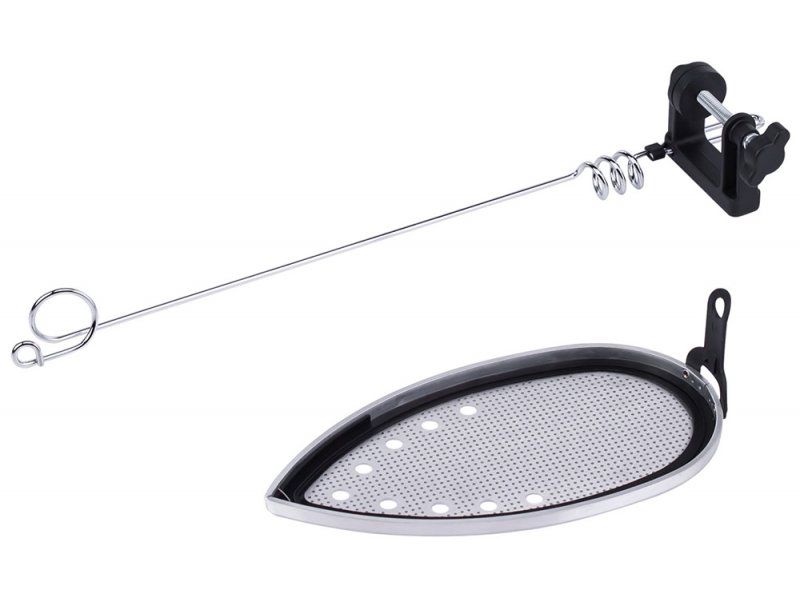 Laurastar Lift+ Ultimate Black — держатель для шнура с пружиной и антипригарная подошва утюга