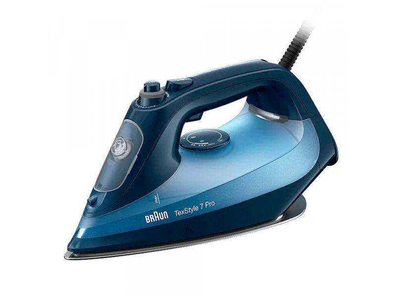 Braun SI7160BL синий паровой утюг 3000 Вт алюминиевая подошва