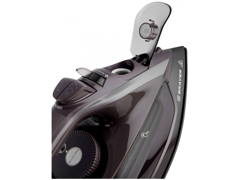 Brayer BR4020 вид сбоку — рукоятка и регулятор температуры с делениями