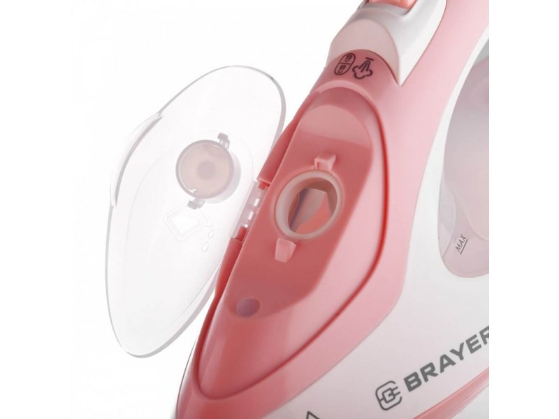 Brayer BR4080 розовый — панель управления и регулятор температуры