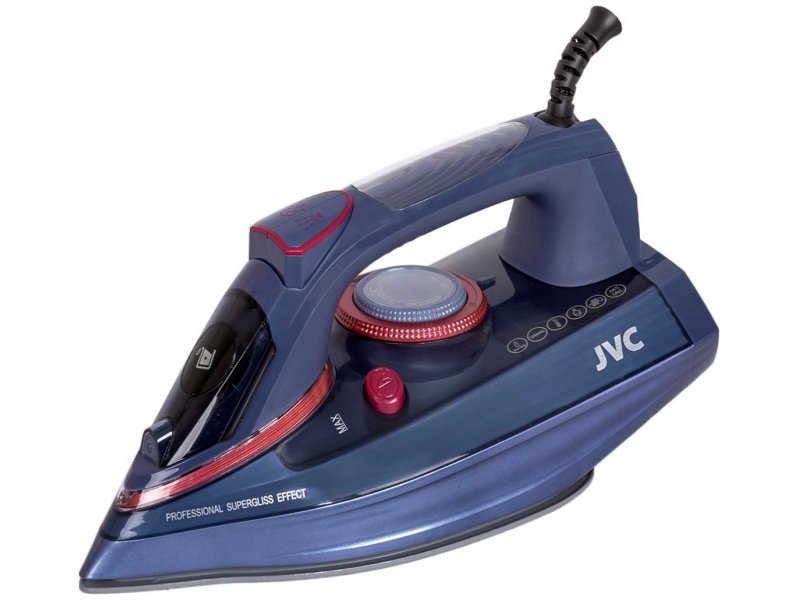 JVC JRI01 синий утюг мощностью 2400 Вт с паровым ударом 120 г/мин