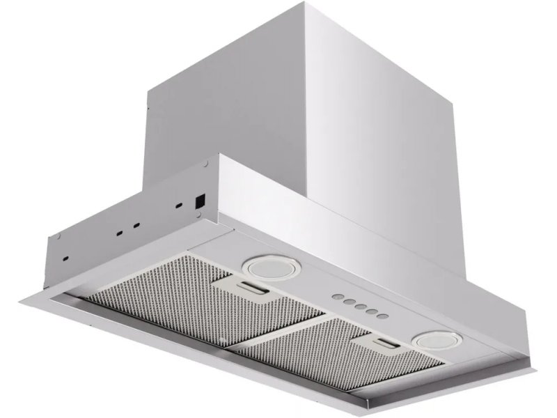 Elikor Sense 60П-1000 хром фронтальный вид металлические жиропоглощающие фильтры и кнопки управления