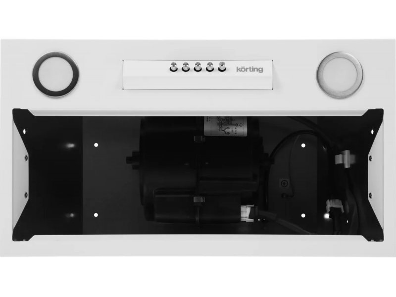 Korting KHI 6530 W вид снизу металлическая сетка жирового фильтра электромотор