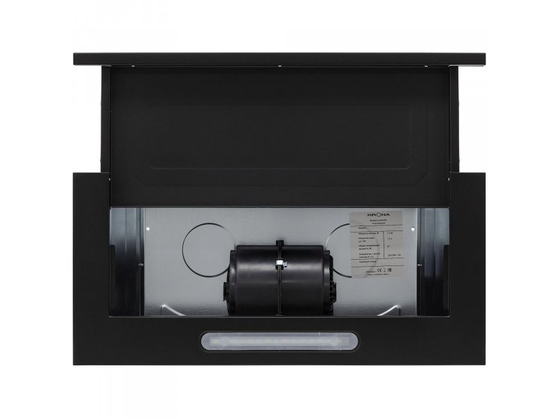 Krona Kerry 600 Black PB внутренняя конструкция мотор воздуховод одномоторная схема