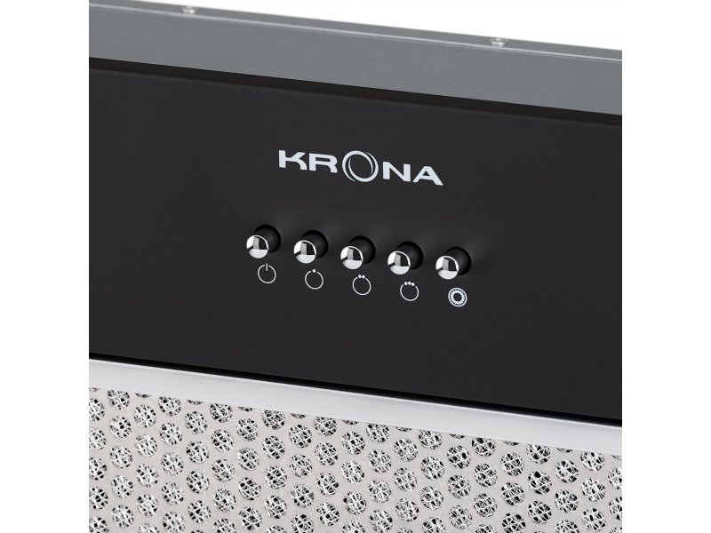Krona Selina 600 PB крупный план панели управления с кнопками режимов и логотипом