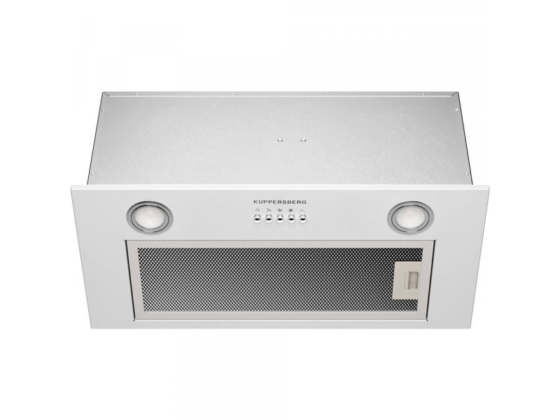 Kuppersberg High-Tech Inpush 60 W встраиваемая вытяжка белый вид спереди