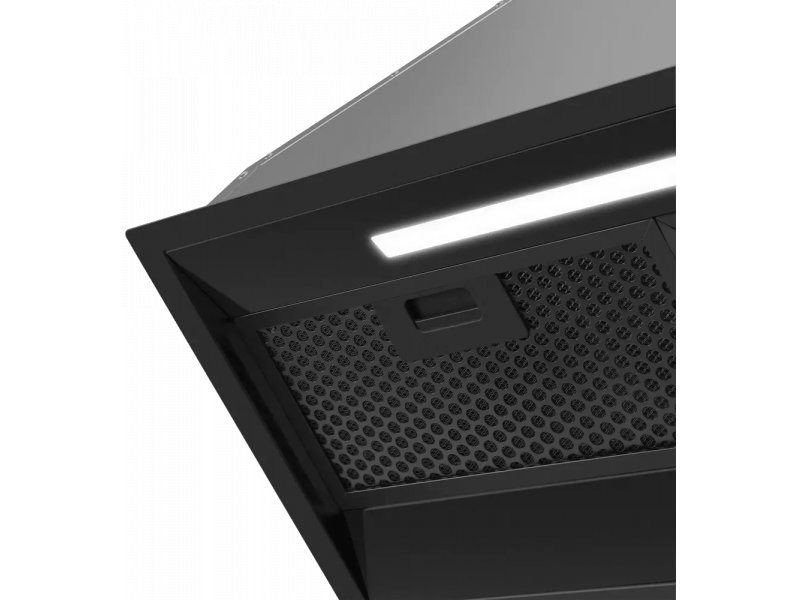 Maunfeld Vivid 603EM — боковой профиль корпуса с подсветкой и жировым фильтром