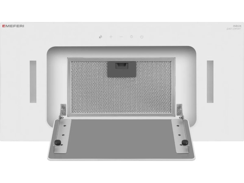 Meferi Power INBOX60WH Glass внутреннее устройство фильтр и двигатель вид снизу