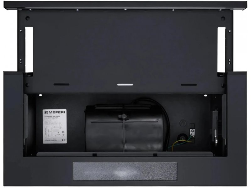 Meferi Power SlideBox 60BK внутренняя конструкция электромотор фильтровальные элементы кронштейны