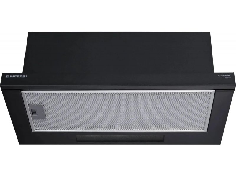Meferi Power SlideBox 60BK вид сверху выдвижная панель логотип MEFERI