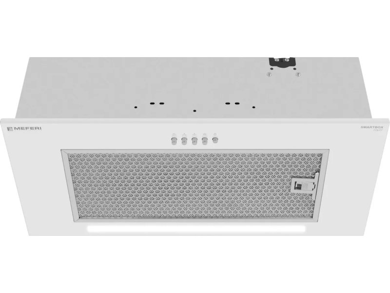Meferi Power SmartBox60WH панель управления с кнопками и фильтровальной сеткой, вид спереди