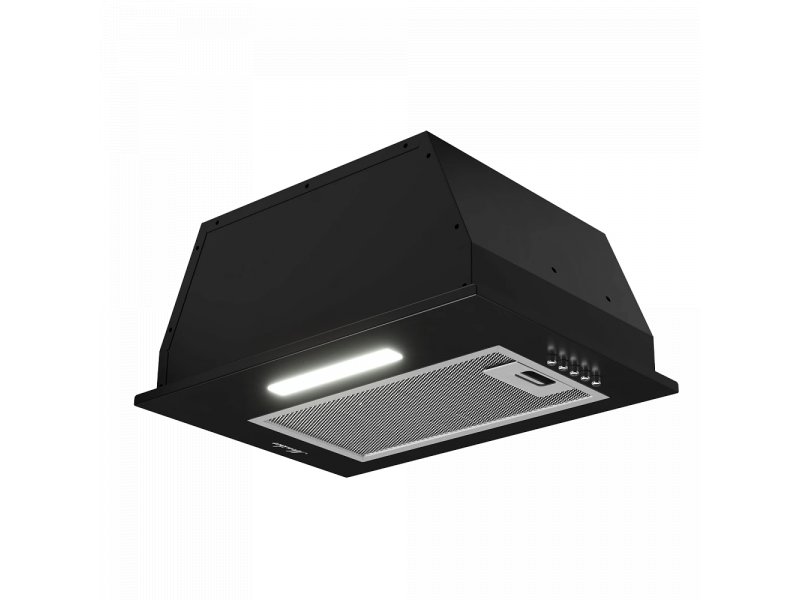 Monsher High-Tech Angers 40 встраиваемая вытяжка чёрная с LED-подсветкой и сетчатым фильтром