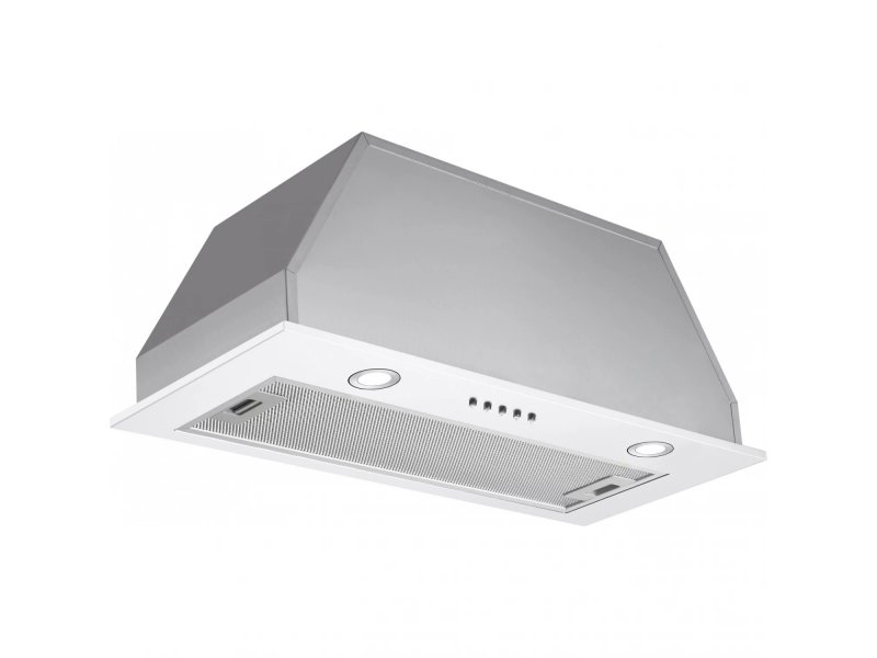 Oasis UM-52W встраиваемая вытяжка 52 см белый корпус вид сверху под углом
