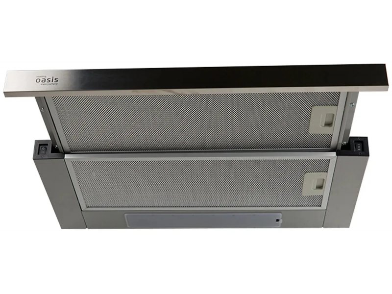 Oasis UV-60S F металлик вид спереди с выдвинутыми сетчатыми фильтрами