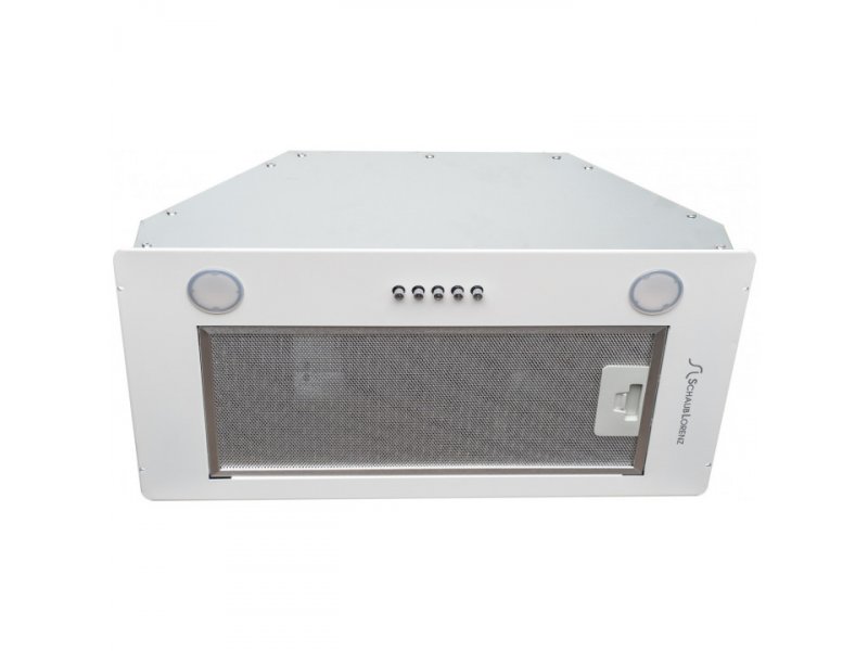 Schaub Lorenz SLD EW5210 белый — встраиваемая вытяжка 52 см, передняя панель с кнопками управления