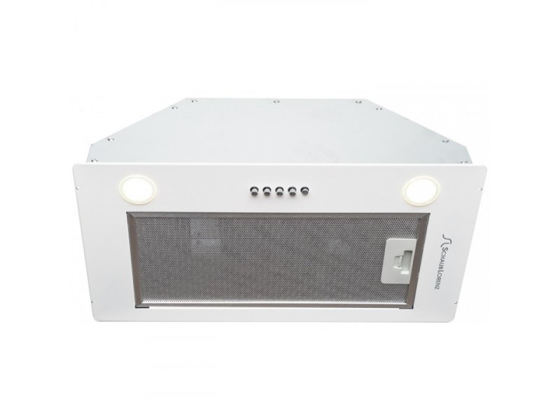 Schaub Lorenz SLD EW5210 с включённой LED-подсветкой — два встроенных светильника над варочной поверхностью