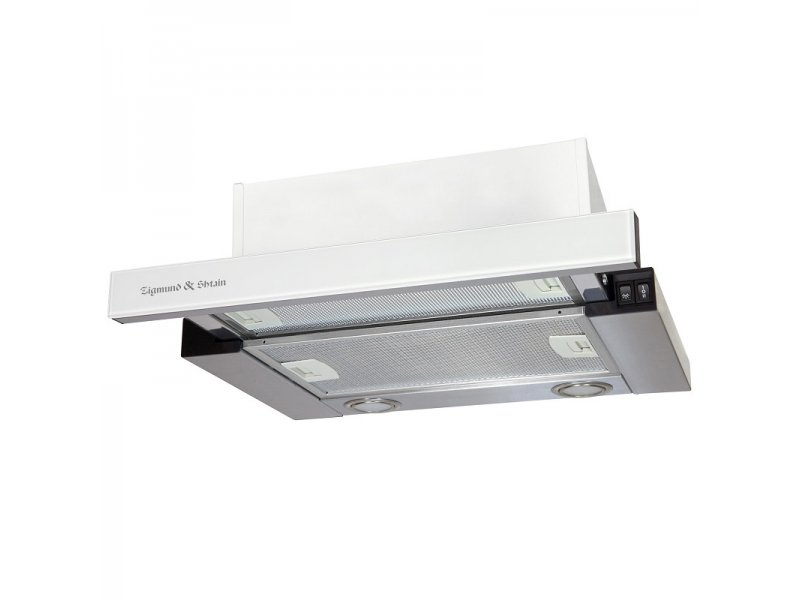 Zigmund & Shtain Slimline K 005.41 W белый встраиваемая вытяжка с выдвижным козырьком