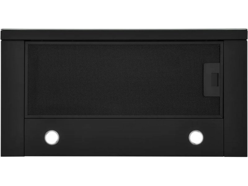 Zugel ZHT652GB фронтальный вид — выдвижная сетчатая панель с жировым фильтром и светодиодными лампами