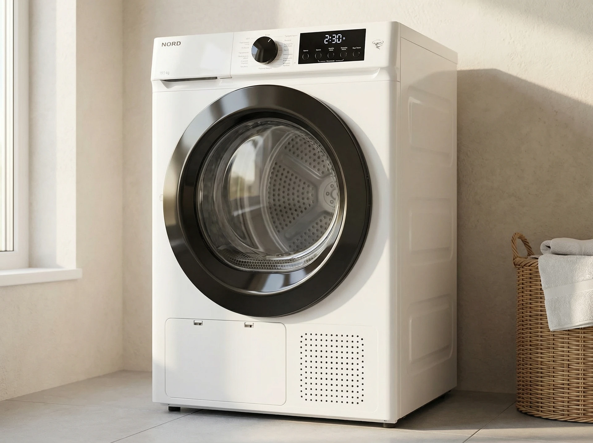 Сушильная машина Nord i-HPW 10 W белый - фото в интерьере