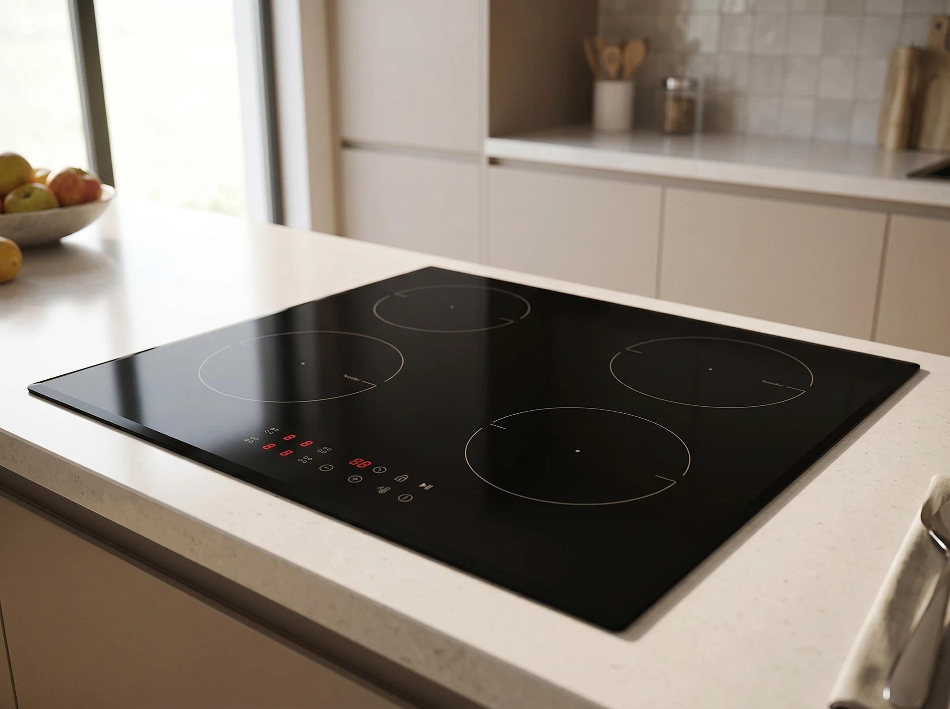 Встраиваемая индукционная варочная панель Beko HII 64400 TO - фото в интерьере